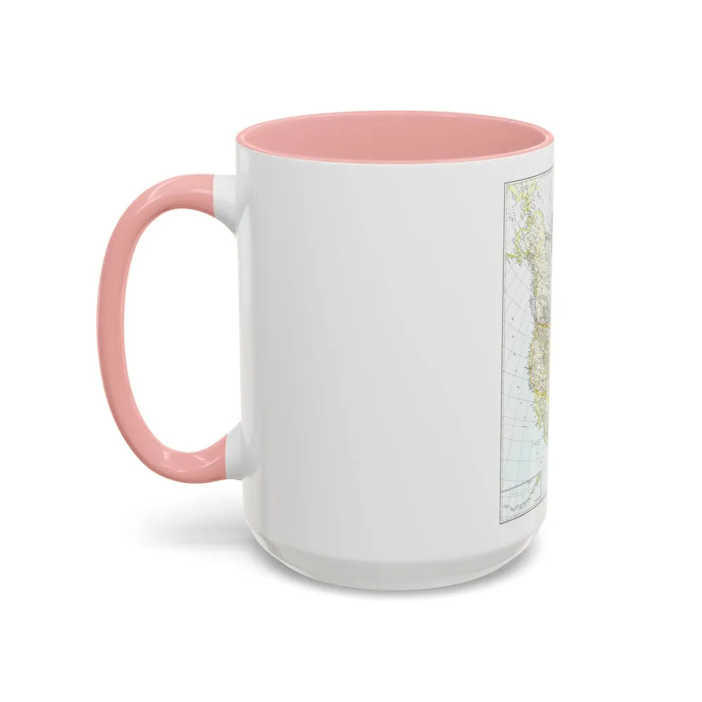 North America (1942) (Map) Accent Coffee Mug-Go Mug Yourself