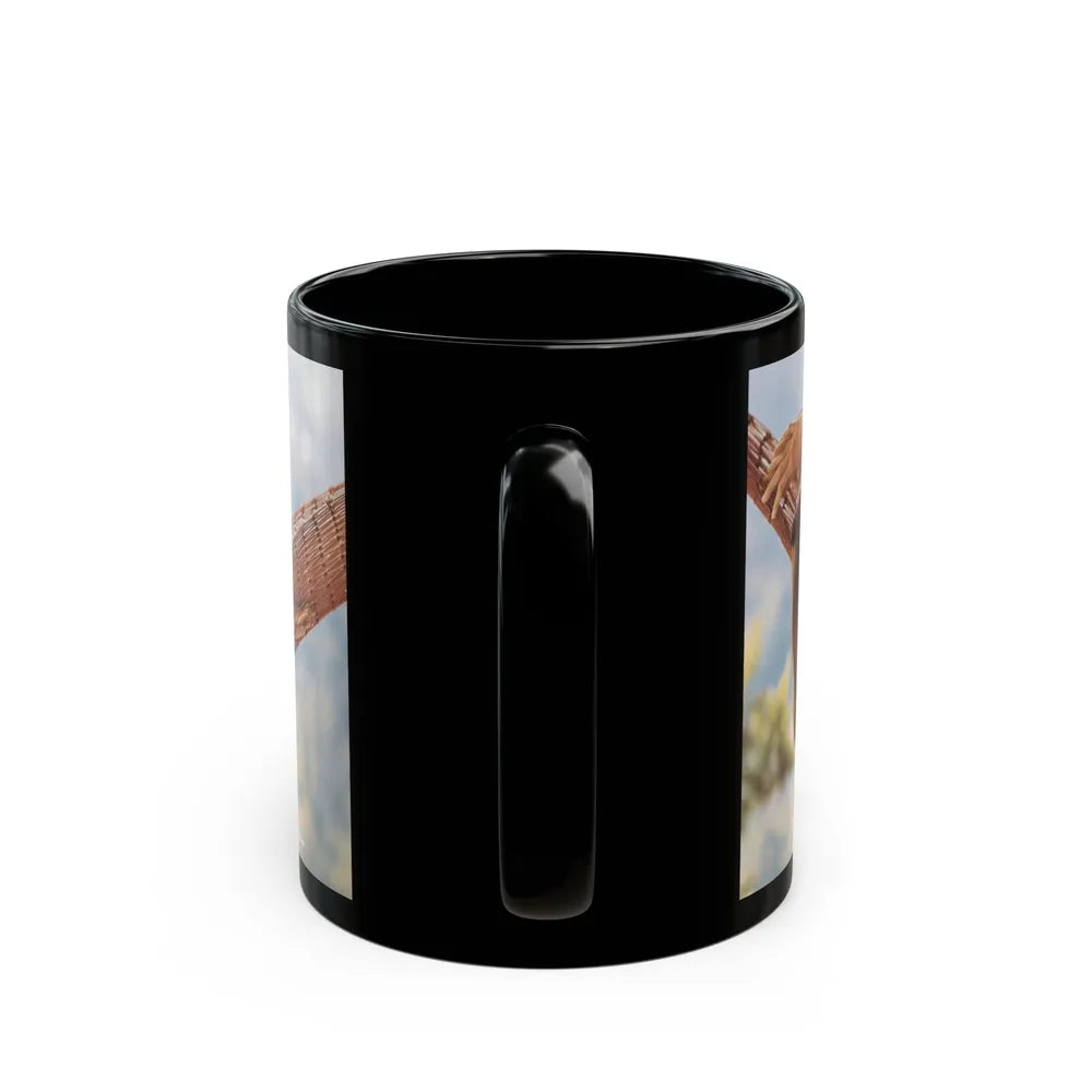 Victoria Vetri #01 - Nude ''Playboy Centerfold Gate''1 (Vintage Female Icon) Black Coffee Mug-Go Mug Yourself