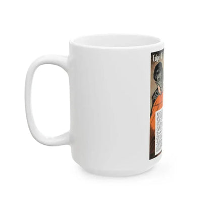 Edge Of Doom by Louis De Wohl, 1950 - White Coffee Mug - Go Mug Yourself