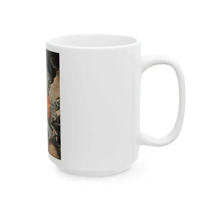 Edge Of Doom by Louis De Wohl, 1950 - White Coffee Mug - Go Mug Yourself