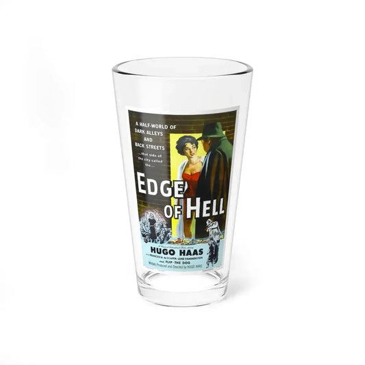 EDGE OF HELL 1956 Movie Poster - Pint Glass 16oz 16oz - Go Mug Yourself