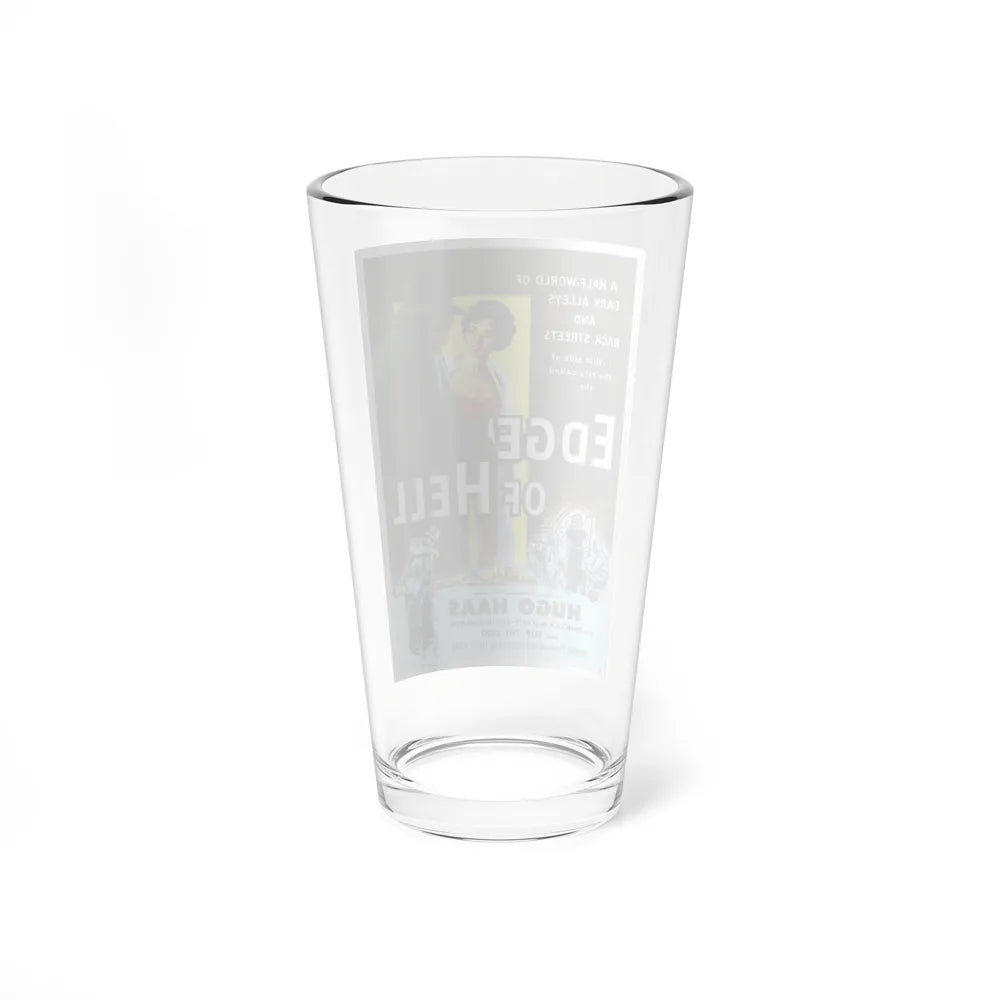 EDGE OF HELL 1956 Movie Poster - Pint Glass 16oz-Go Mug Yourself