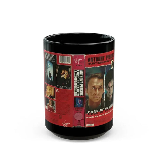 EDGE OF SANITY (VHS COVER) - Black Coffee Mug 15oz - Go Mug Yourself