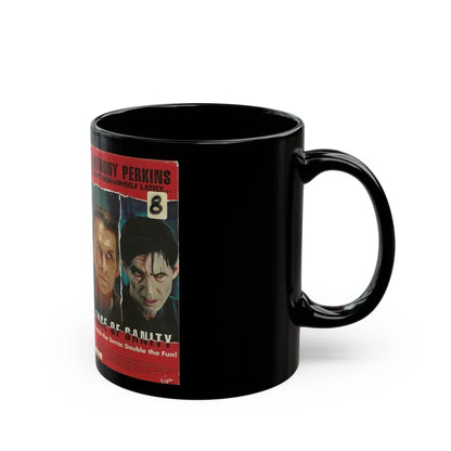 EDGE OF SANITY (VHS COVER) - Black Coffee Mug-Go Mug Yourself