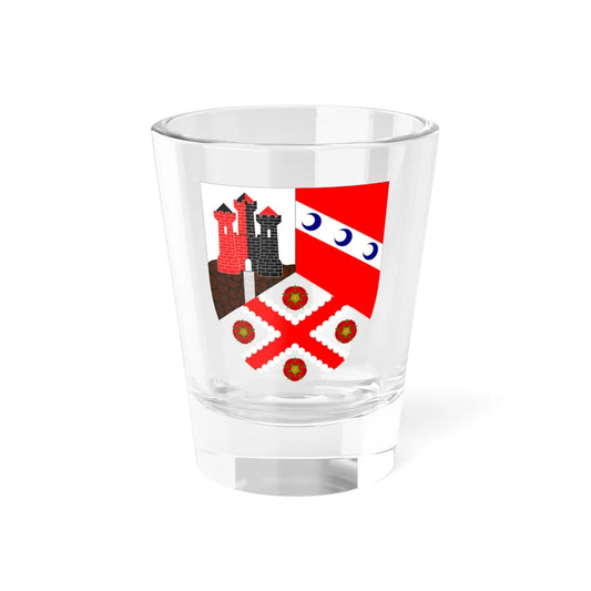 Edinburgh Napier University arms (Scotland) (Coat of Arms) Shot Glass 1.5oz 1.5oz - Go Mug Yourself