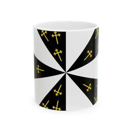 Edingen vlag (Belgium) White Coffee Mug 11oz - Go Mug Yourself