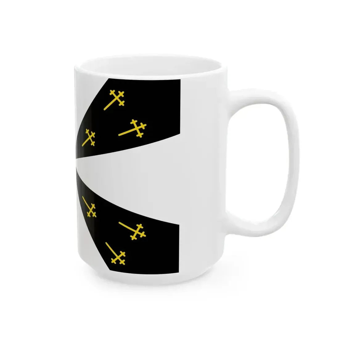 Edingen vlag (Belgium) White Coffee Mug - Go Mug Yourself