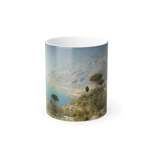 Edmund Berninger (1843-1929%3f) blick auf sorrent - Color Changing Mug 11oz 11oz - Go Mug Yourself