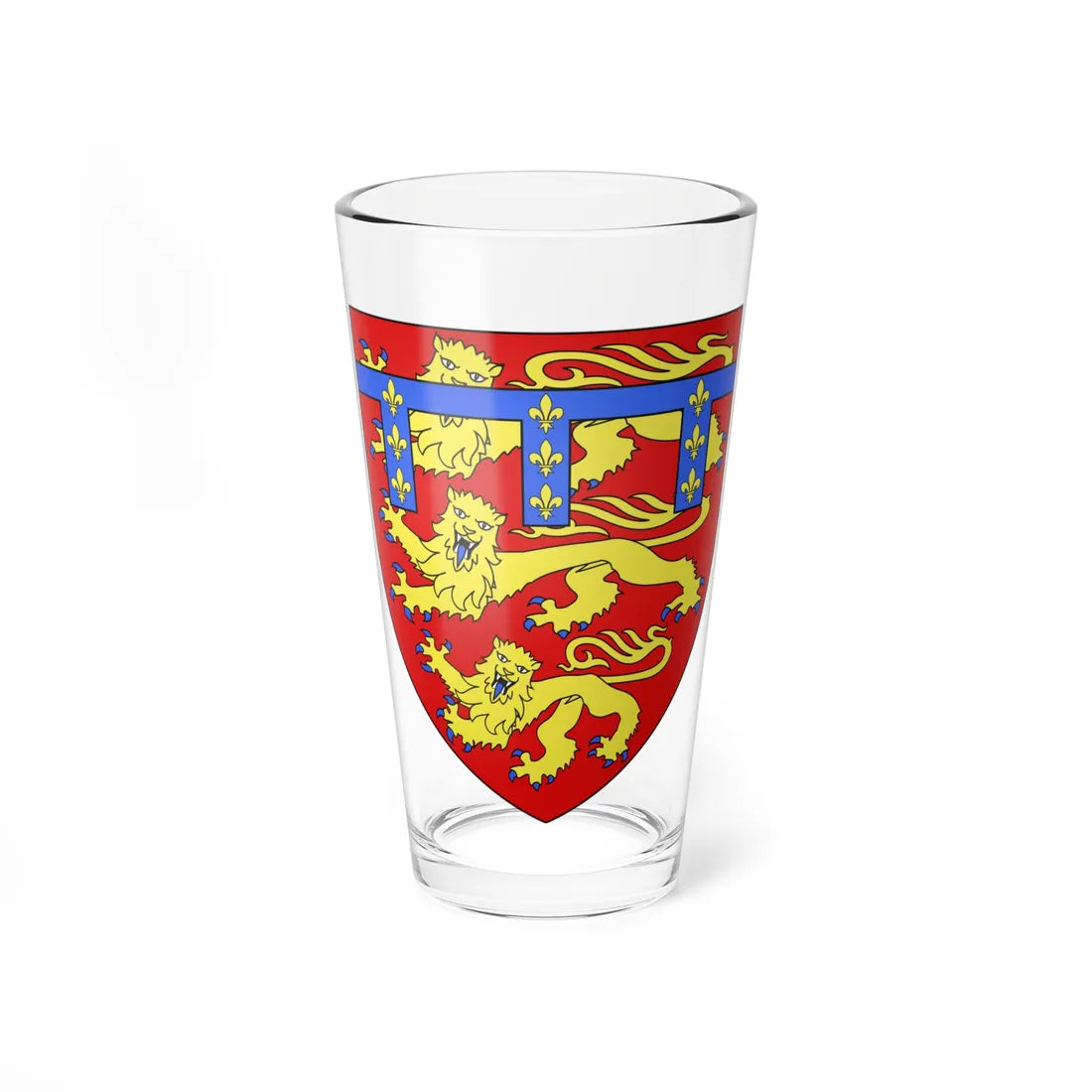 Edmund Crouchback Arms (England) (Coat of Arms) Pint Glass 16oz 16oz - Go Mug Yourself