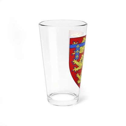 Edmund Crouchback Arms (England) (Coat of Arms) Pint Glass 16oz - Go Mug Yourself