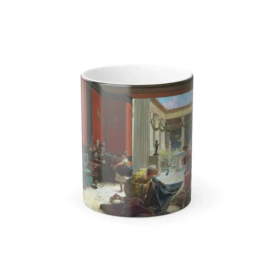 Edoardo Ettore Forti (1850-1940) The Carpet Seller - Color Changing Mug 11oz 11oz - Go Mug Yourself
