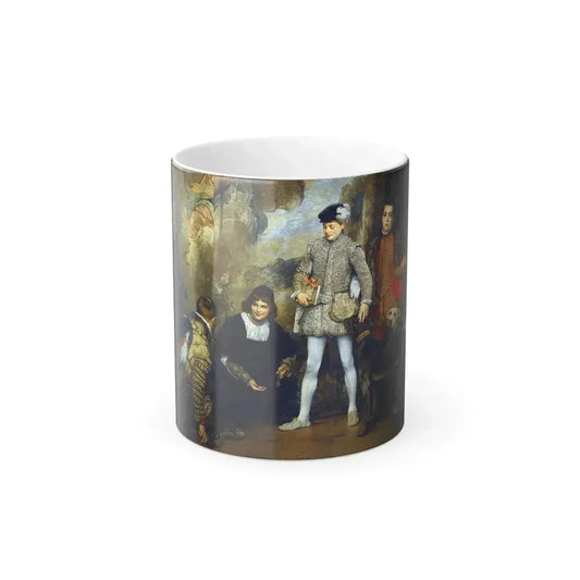 Eduard Charlemont (1848-1906) The Pages - Oil on Canvas 1889 - Color Changing Mug 11oz 11oz - Go Mug Yourself