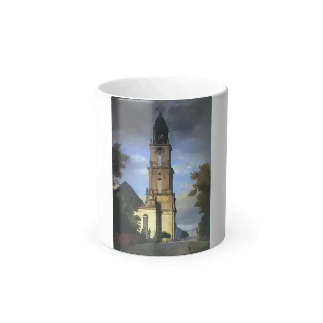 Eduard Gaertner (1801-1877) Garrison Church in Potsdam - Color Changing Mug 11oz 11oz - Go Mug Yourself