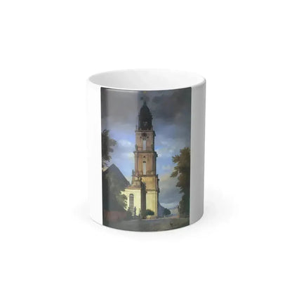 Eduard Gaertner (1801-1877) Garrison Church in Potsdam - Color Changing Mug 11oz 11oz - Go Mug Yourself