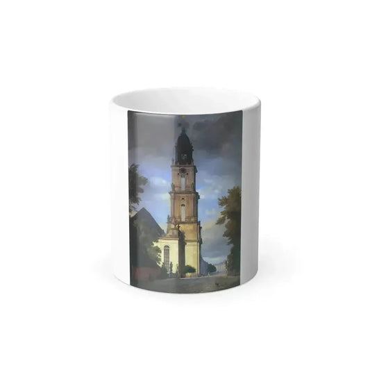 Eduard Gaertner (1801-1877) Garrison Church in Potsdam - Color Changing Mug 11oz 11oz - Go Mug Yourself