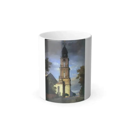 Eduard Gaertner (1801-1877) Garrison Church in Potsdam - Color Changing Mug 11oz 11oz - Go Mug Yourself