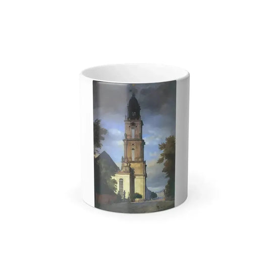 Eduard Gaertner (1801-1877) Garrison Church in Potsdam - Color Changing Mug 11oz 11oz - Go Mug Yourself