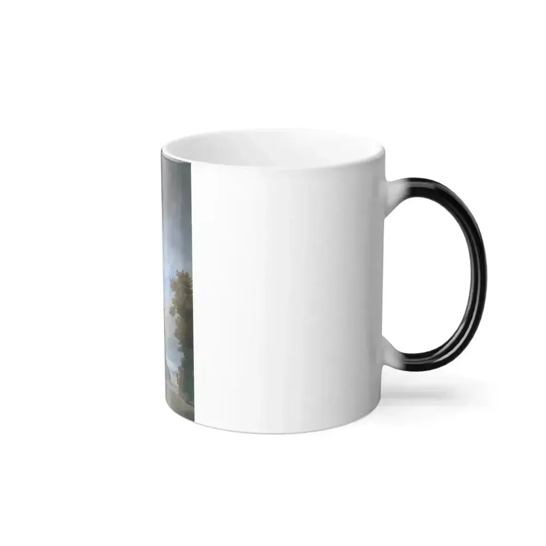 Eduard Gaertner (1801-1877) Garrison Church in Potsdam - Color Changing Mug 11oz - Go Mug Yourself