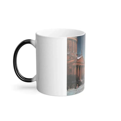 Eduard Gaertner (1801-1877) Gendarmenmarkt im Winter - Color Changing Mug 11oz - Go Mug Yourself