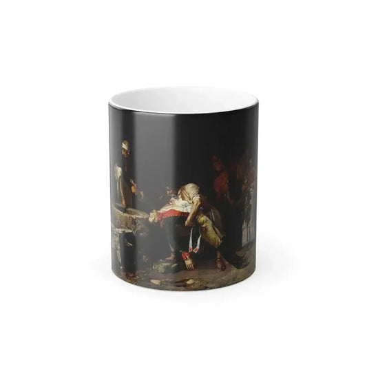 Eduardo Zamacois y Zabela (c1841-1871) Spain 1812, French Occupation (Two Spanish partisans struggle to -0 - Color Changing Mug 11oz 11oz - Go Mug Yourself