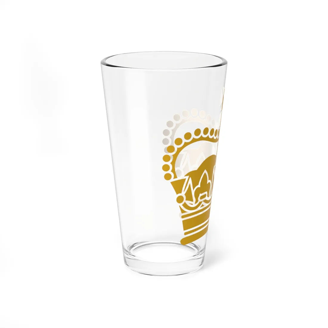 Edward-crown-goldenrod (United Kingdom) (Coat of Arms) Pint Glass 16oz - Go Mug Yourself
