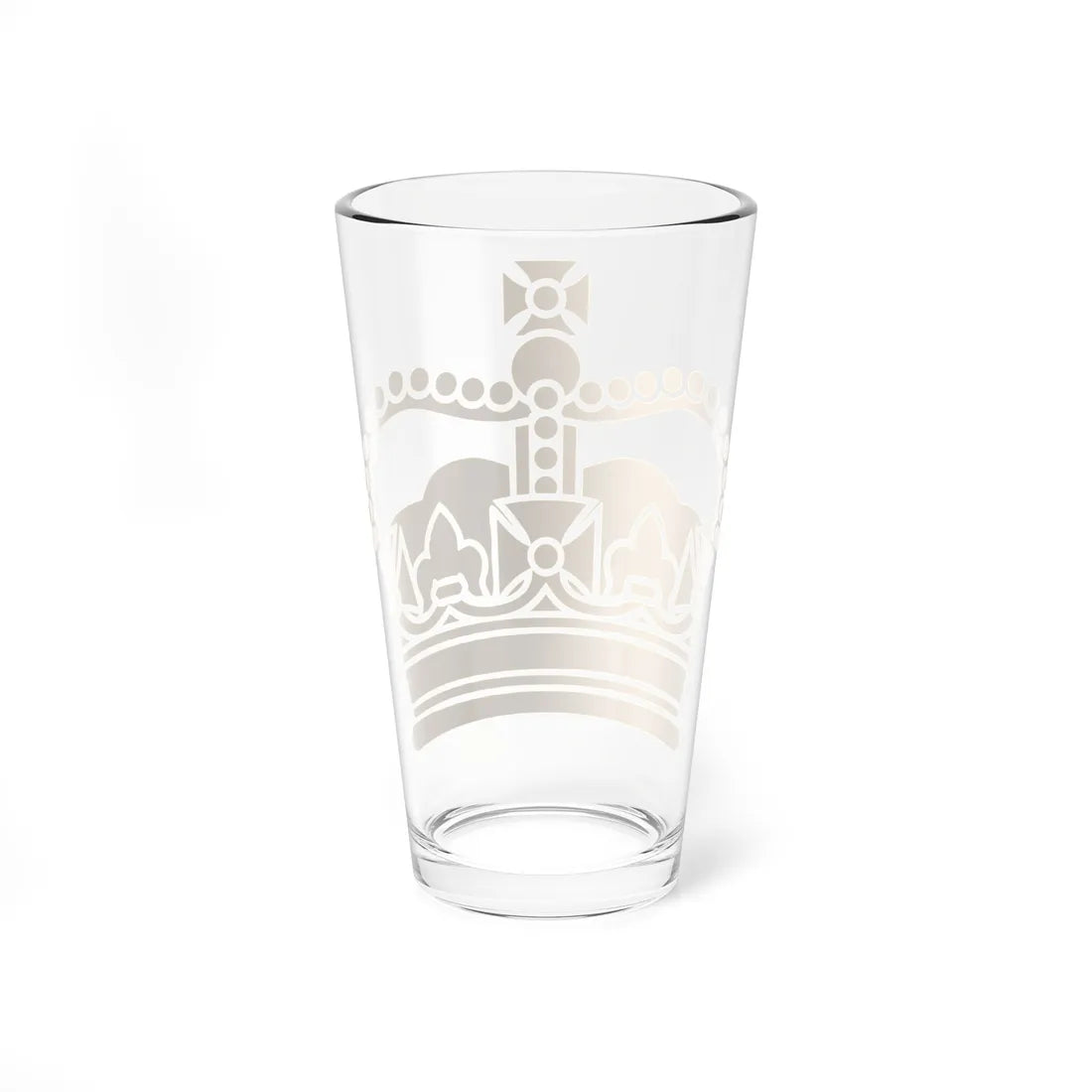 Edward-crown-goldenrod (United Kingdom) (Coat of Arms) Pint Glass 16oz - Go Mug Yourself