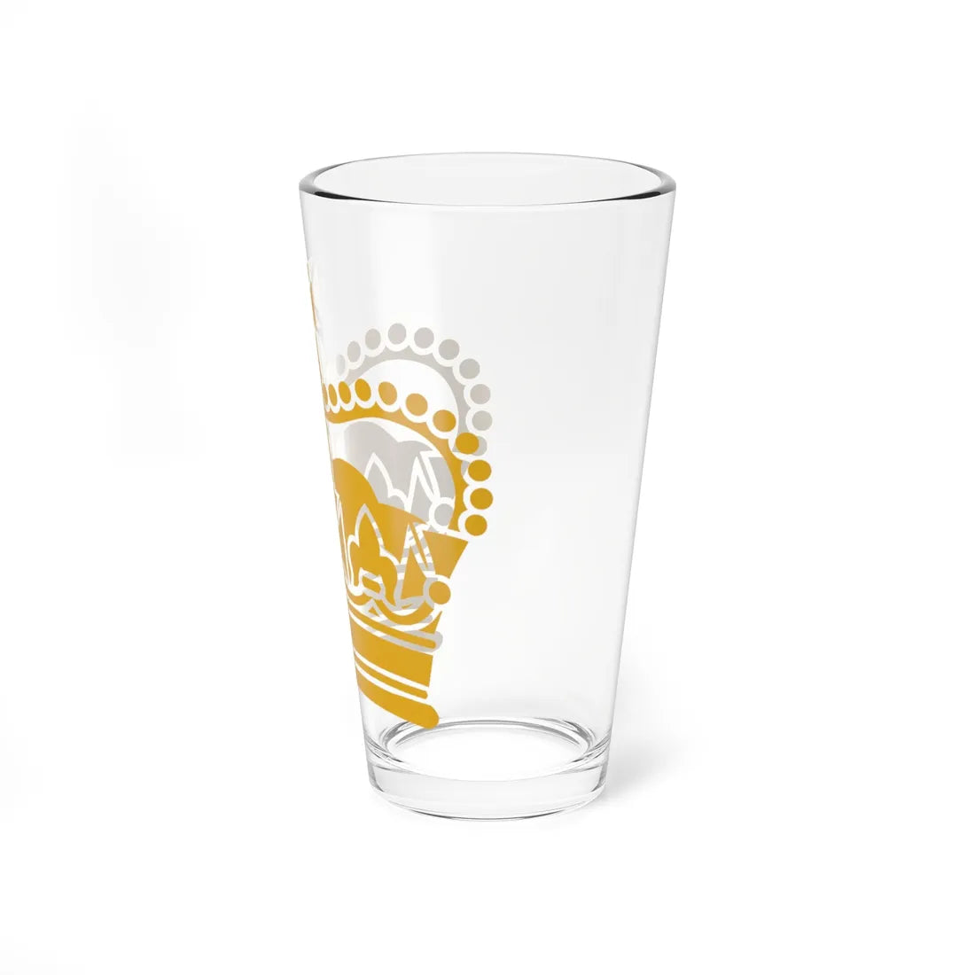 Edward-crown-goldenrod (United Kingdom) (Coat of Arms) Pint Glass 16oz - Go Mug Yourself