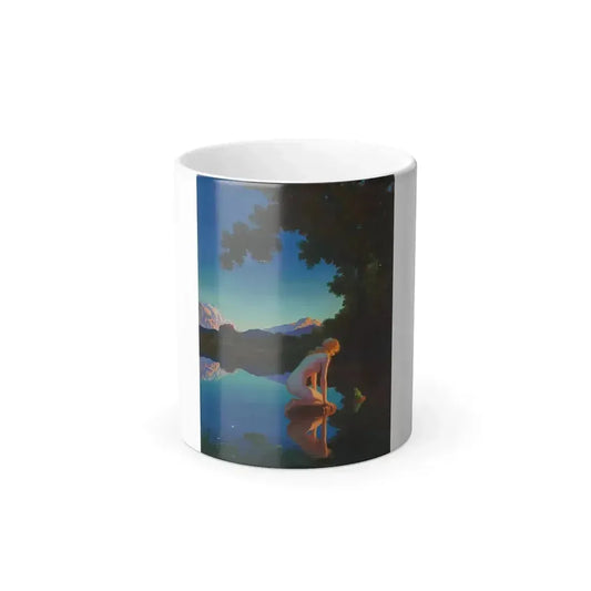 Edward Eggleston (1882-1941) Nymph and the Frog - Oil on Canvas - Color Changing Mug 11oz 11oz - Go Mug Yourself