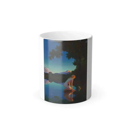 Edward Eggleston (1882-1941) Nymph and the Frog - Oil on Canvas - Color Changing Mug 11oz 11oz - Go Mug Yourself