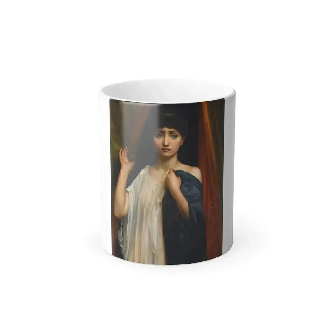 Edward John Poynter (1836-1919) Cressida - Oil on Canvas - Color Changing Mug 11oz 11oz - Go Mug Yourself