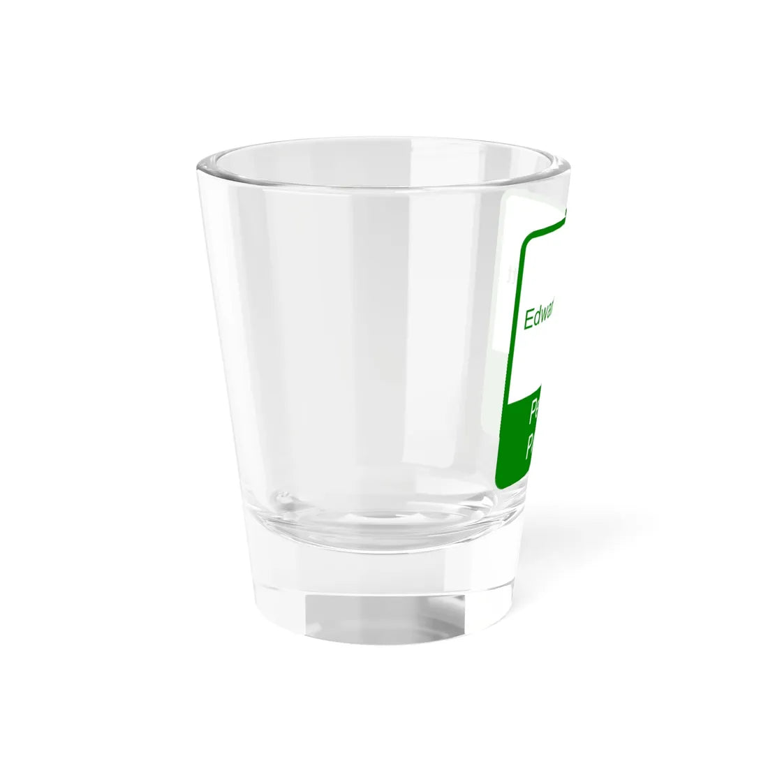Edward T Breathitt Pennyrile Parkway Shield (Kentucky) (Road Sign) Shot Glass 1.5oz - Go Mug Yourself
