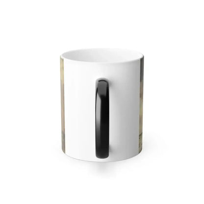 Edward William Cooke (1811-1880) Dutch Pincks off Hatwyk - Oil on canvas 1853 - Color Changing Mug 11oz - Go Mug Yourself