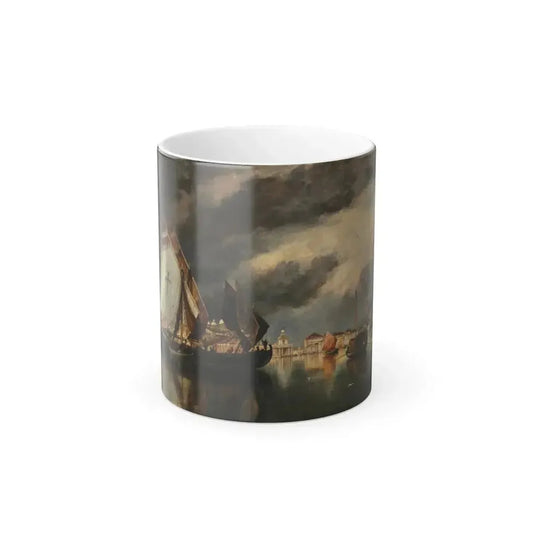 Edward William Cooke (1811-1880) In The Lagoon - Oil On Canvas 1878 - Color Changing Mug 11oz 11oz - Go Mug Yourself