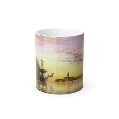 Edward William Cooke (1811-1880) The Armenian Convent, Venice - Oil on canvas 1855 - Color Changing Mug 11oz 11oz - Go Mug Yourself