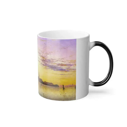 Edward William Cooke (1811-1880) The Armenian Convent, Venice - Oil on canvas 1855 - Color Changing Mug 11oz - Go Mug Yourself