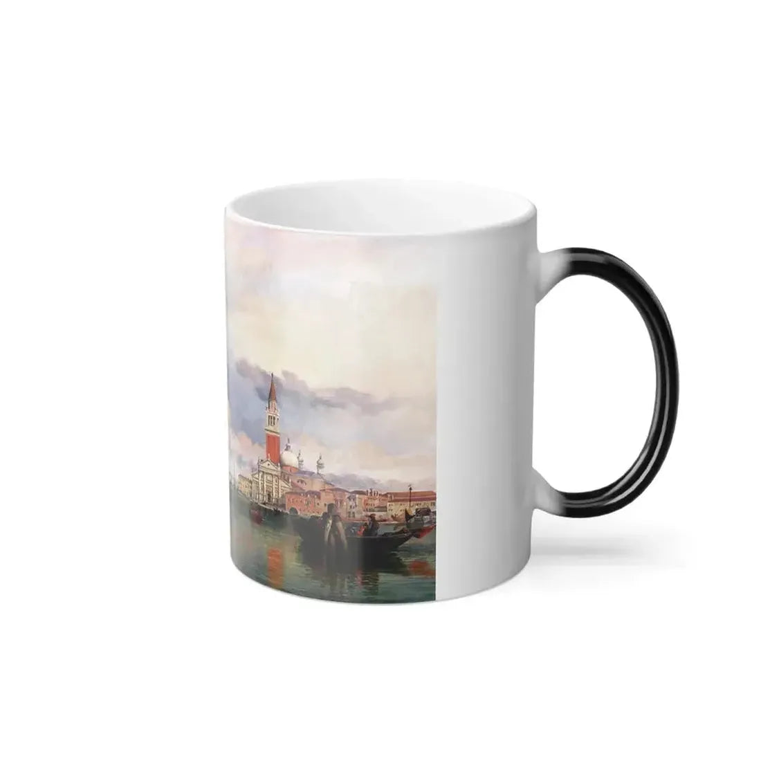 Edward William Cooke (1811-1880) The Church Of The Gesuati And Riva Delle Zattere, With San Giorgio Magg-0 - Color Changing Mug 11oz - Go Mug Yourself