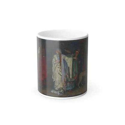 Edwin Austin Abbey (1852-1911) %22King Lear,%22 Act I, Scene I - Oil on Canvas 1898 - Color Changing Mug 11oz 11oz - Go Mug Yourself