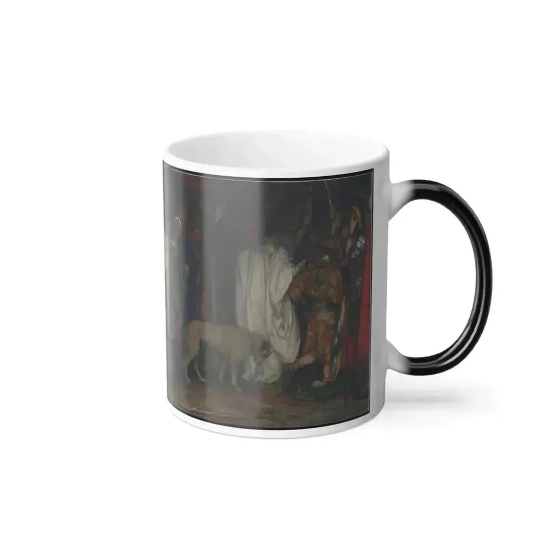 Edwin Austin Abbey (1852-1911) %22King Lear,%22 Act I, Scene I - Oil on Canvas 1898 - Color Changing Mug 11oz - Go Mug Yourself