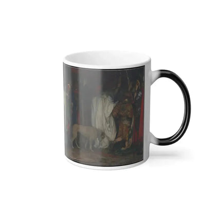 Edwin Austin Abbey (1852-1911) %22King Lear,%22 Act I, Scene I - Oil on Canvas 1898 - Color Changing Mug 11oz - Go Mug Yourself