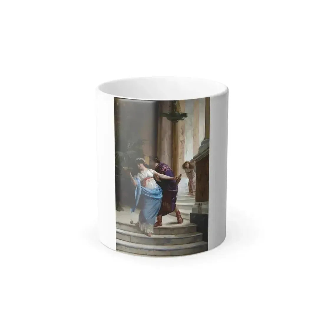 Edwin Howland Blashfield (1848-1936) The Lover's Advance - Oil on Canvas - Color Changing Mug 11oz 11oz - Go Mug Yourself