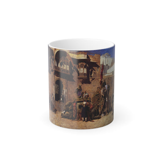 Edwin Lord Weeks (1849-1903) A Rajah Of Jodhpur - Oil on canvas c1888 - Color Changing Mug 11oz-11oz-Go Mug Yourself