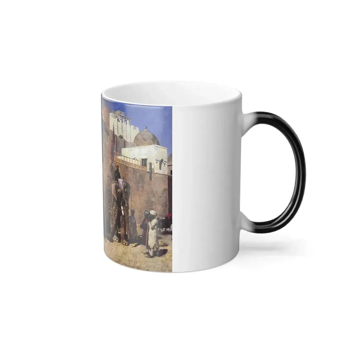 Edwin Lord Weeks (1849-1903) A Rajah Of Jodhpur - Oil on canvas c1888 - Color Changing Mug 11oz - Go Mug Yourself