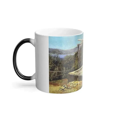 Edwin Lord Weeks (1849-1903) By the Well - oil on canvas 1880 - Color Changing Mug 11oz - Go Mug Yourself
