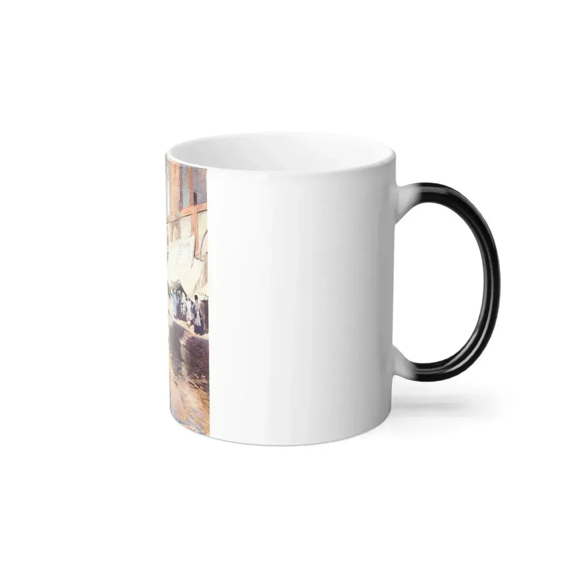 Edwin Lord Weeks (1849-1903) Entrance to the Grand Bazar at Ispahan - oil on canvas c1901 - Color Changing Mug 11oz - Go Mug Yourself