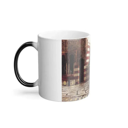 Edwin Lord Weeks (1849-1903) Girl in a Moorish Courtyard - Oil on canvas 1880 - Color Changing Mug 11oz - Go Mug Yourself