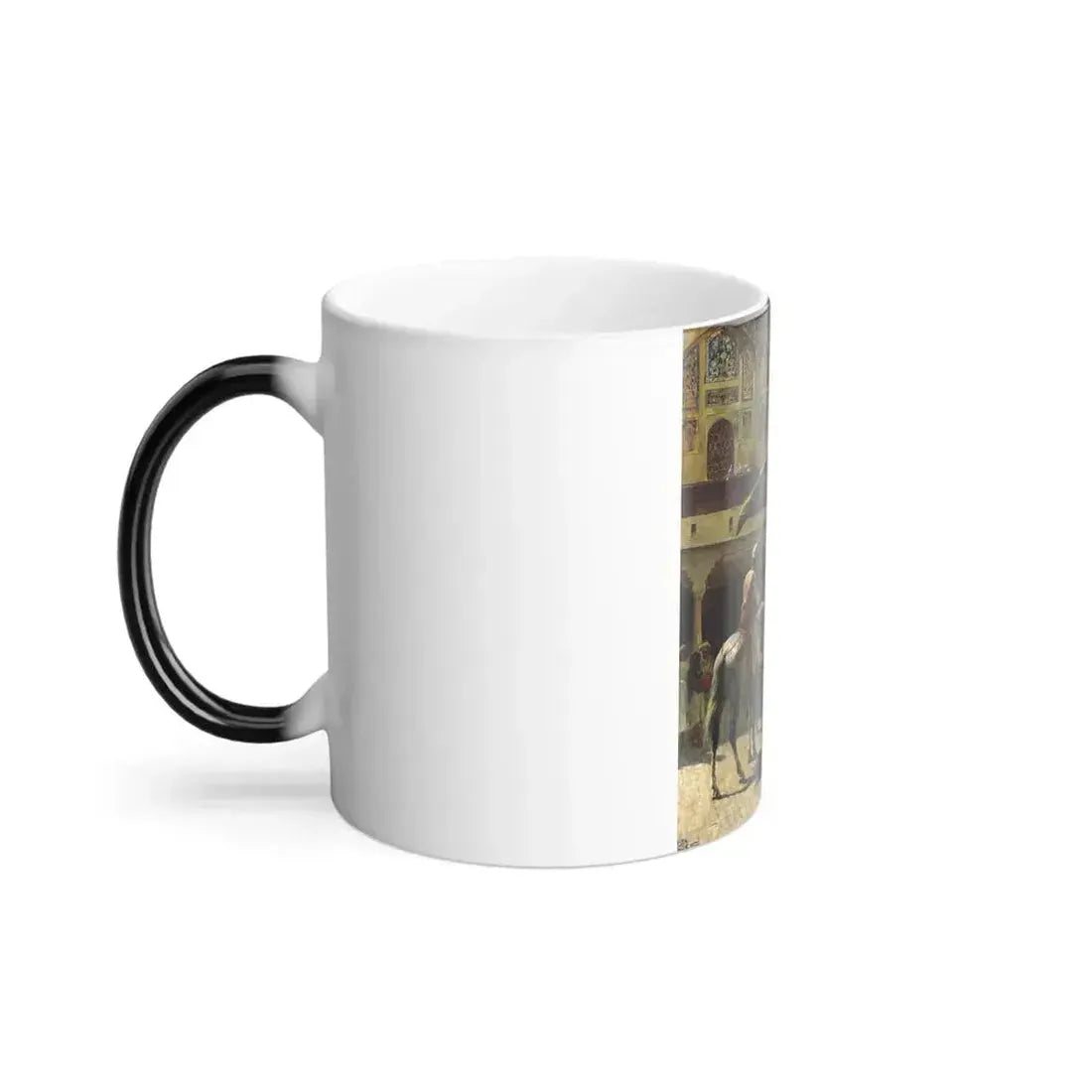 Edwin Lord Weeks (1849-1903) Hindu Merchants - oil on canvas - Color Changing Mug 11oz - Go Mug Yourself