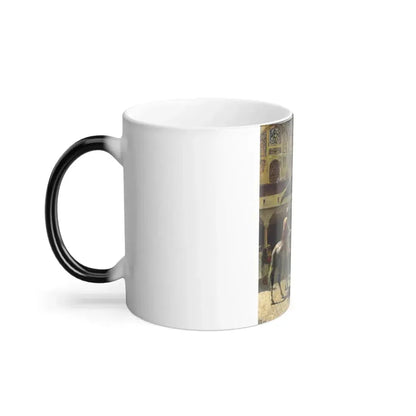 Edwin Lord Weeks (1849-1903) Hindu Merchants - oil on canvas - Color Changing Mug 11oz - Go Mug Yourself