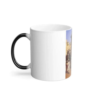 Edwin Lord Weeks (1849-1903) Indian Prince And Parade Cermony - Oil on canvas - Color Changing Mug 11oz - Go Mug Yourself