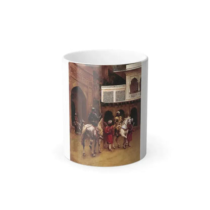 Edwin Lord Weeks (1849-1903) Indian Prince, Palace Of Agra - Color Changing Mug 11oz 11oz - Go Mug Yourself