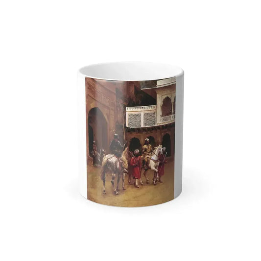 Edwin Lord Weeks (1849-1903) Indian Prince, Palace Of Agra - Color Changing Mug 11oz 11oz - Go Mug Yourself